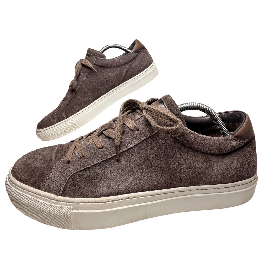 To Boot New York Adam Derrick Taupe Suede Italian Luxury Sneakers 9